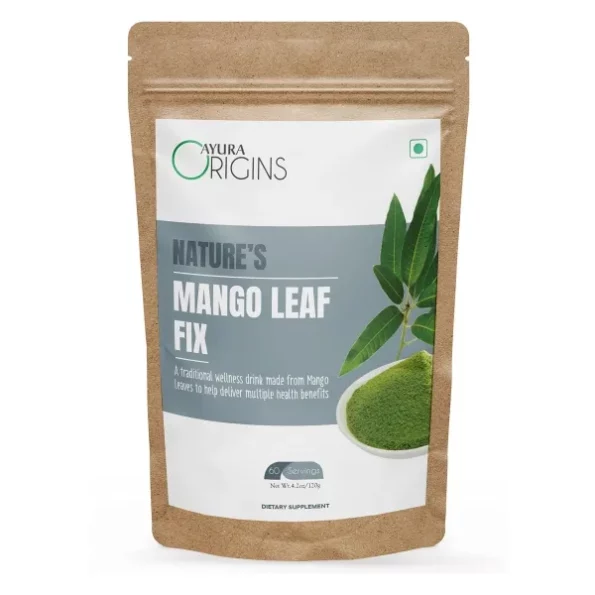 Ayura Origins Nature's Mango Leaf Fix Powder, 120 gm 60 Servings, Herbkart8t781g6fowfCgL.webp, Herbkart8t781g6fowfCgL