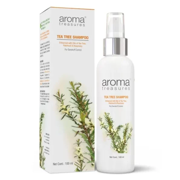 Aroma Treasures Tea Tree Shampoo, 100ml available on Herbkart