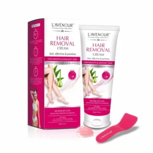 L'avenour Hair Removal Cream For Women | For All Skin Types, Suitable for Arms, Underarms, Legs & Bikini Line | No Harsh Smell, No Skin Darkening, No Rashes | Supports Retarding Hair Re-Growth - 50gm, , Herbkart8t781Z nFzmGAL