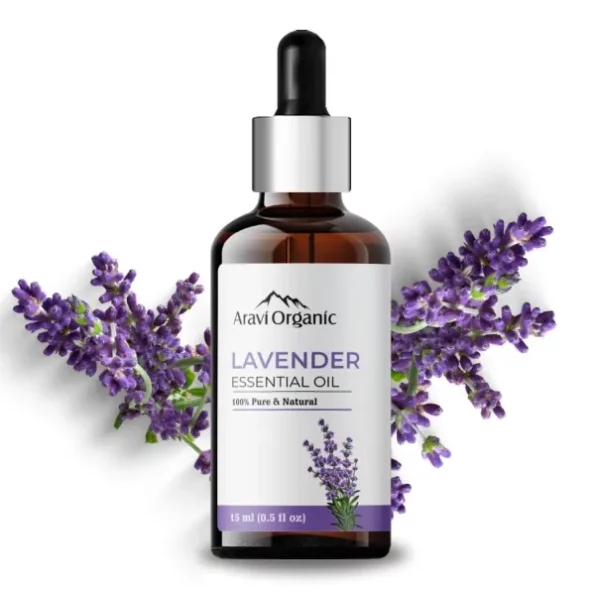 Aravi Organic Lavender Essential Oil - 15 ml available on Herbkart