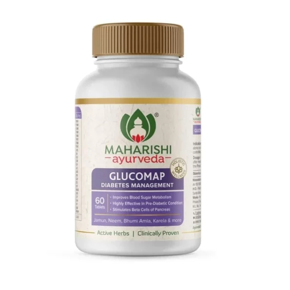 Maharishi Ayurveda Glucomap for Diabetes Management, 60 Tablets available on Herbkart