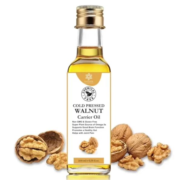 Natuur - Cold Pressed Walnut Carrier Oil - 200ml available on Herbkart