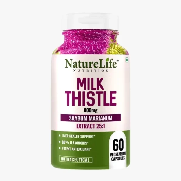 NatureLife Nutrition Milk Thistle Extract With 800Mg Of Silybum Marianum Detox Supplement - 60 Vegetarian Capsules, Herbkart8t7619BmDlWD5L.webp, Herbkart8t7619BmDlWD5L