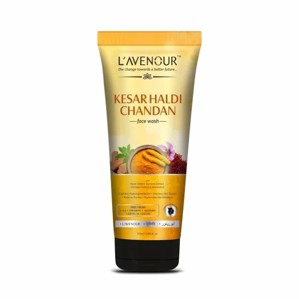 L'avenour Kesar Haldi Chandan Face Wash, 115ml available on Herbkart