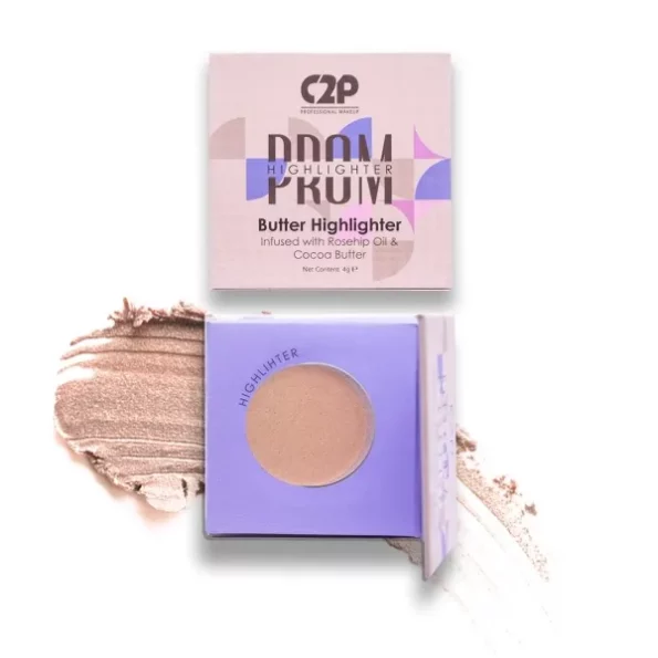 C2P Pro Prom Cream Highlighter for Face Makeup with Radiant & Metallic Finish - 4g (Rose Gold - Rose Quartz 01), Herbkart8t751S7xoHkr2L.webp,