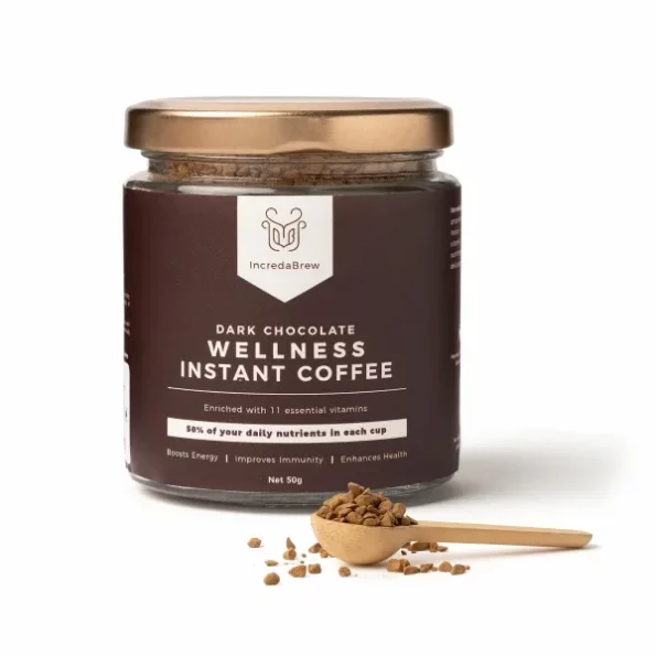 IncredaBrew Dark Chocolate Wellness Instant Coffee Powder - 50g, Herbkart8t781PuttCZvjL.webp, Herbkart8t781PuttCZvjL