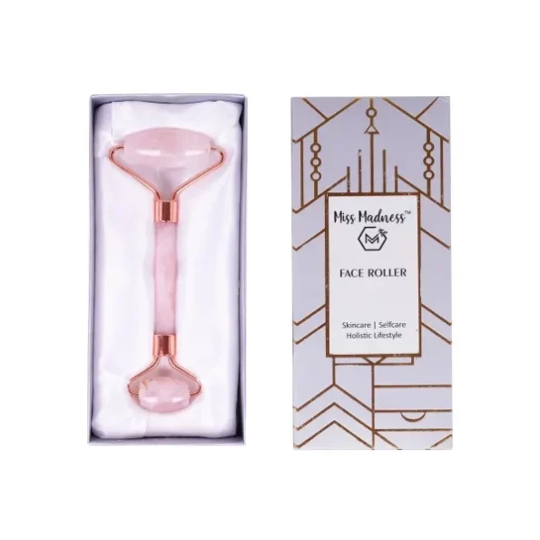 Mimaco Selfcare Face Roller (ROSE QUARTZ) available on Herbkart