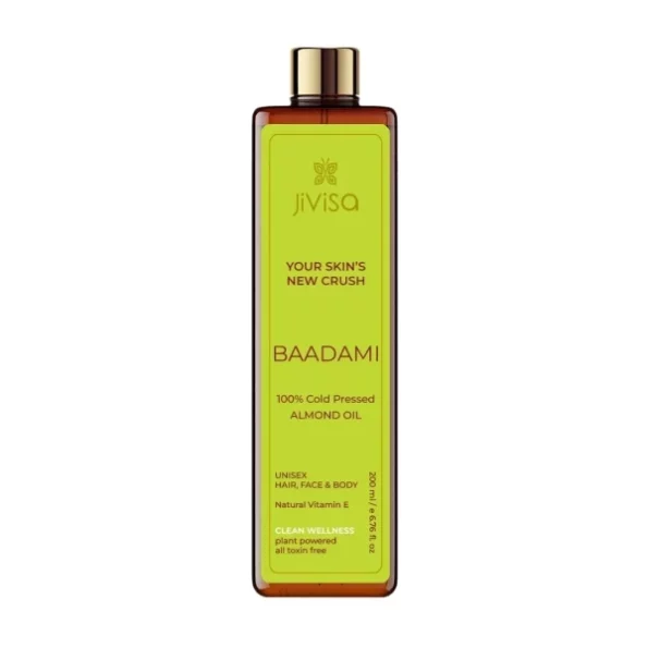 Jivisa Baadami Pure Almond Oil (200ml), Herbkart8t7418ESic-luL.webp, Herbkart8t7418ESic luL