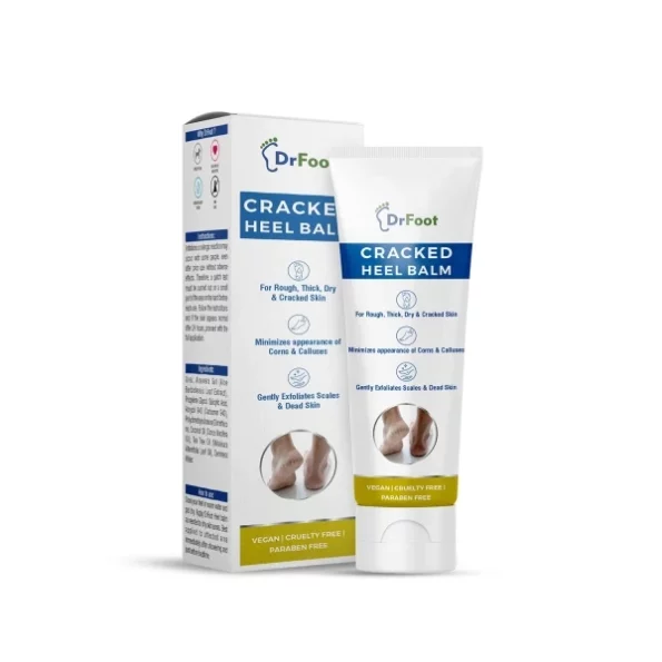 Dr Foot Cracked Heel Balm with Urea, Aloe Vera Gel & Tea Tree Oil 50gm available on Herbkart