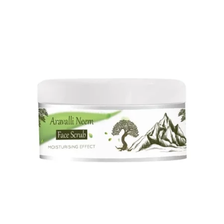 Aravalli Neem Face Scrub For Oily Skin, Deep Cleansing, Tan removal | Cleansing Scrub Enriched with Natural Cleansing Exfoliant | For Men And Women, For All Skin Types (50 Gram)
