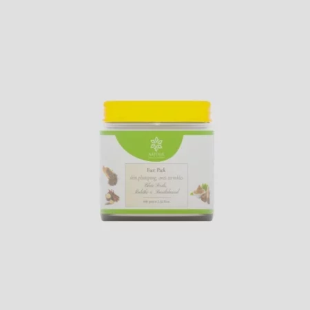 Natuur - Chia Seeds, Mulethi and Sandalwood Face Pack - 100g | For Plumping Skin, Hydrates, Exfoliates | Help in Skin Elasticity, better Skin Tone, Brightens Skin, anti aging