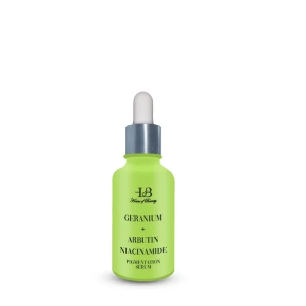 HOUSE OF BEAUTY Pigmentation Serum with Geranium, 3% Arbutin and 10% Niacinamide (30ml) available on Herbkart