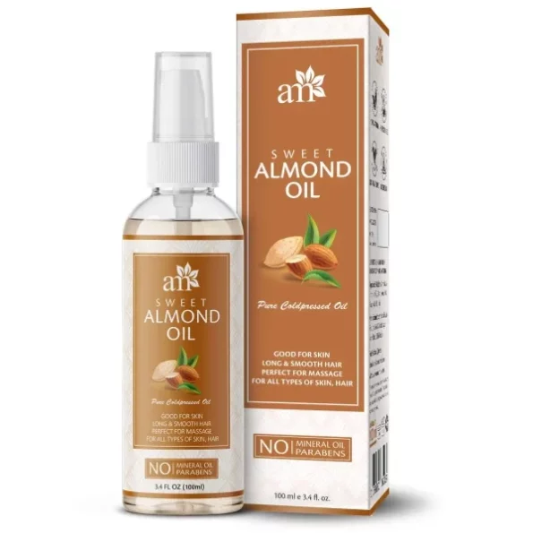 AromaMusk 100% Pure Cold Pressed Sweet Almond Hair Oil, 100ml, Herbkart8t771BgVwgXkbL.webp, Herbkart8t771BgVwgXkbL