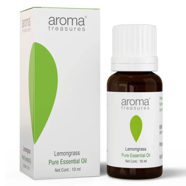 Aroma Treasures Lemongrass Essential Oil - 10ml, Herbkart8t761tIVF-lquL.webp, Herbkart8t761tIVF lquL