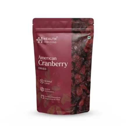 Health Horizons Dried Whole Cranberry (USA) 200g | Dry Fruit, Berries, High Nutrient and Antioxidant
