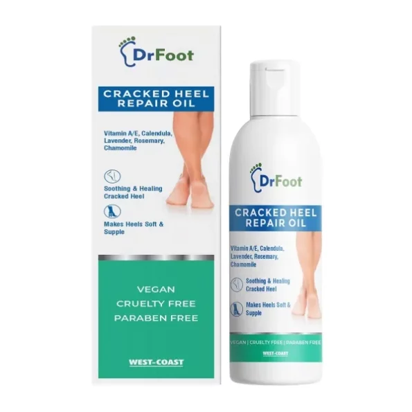 Dr Foot Cracked Heel Repair Oil for Soothing & Healing Cracked Heel 100ml available on Herbkart