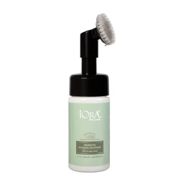 iORA Prebiotic Foaming Face Wash with Integrated Silicone Brush, Herbkart8t751jYN2J20tdL.webp, Herbkart8t751jYN2J20tdL