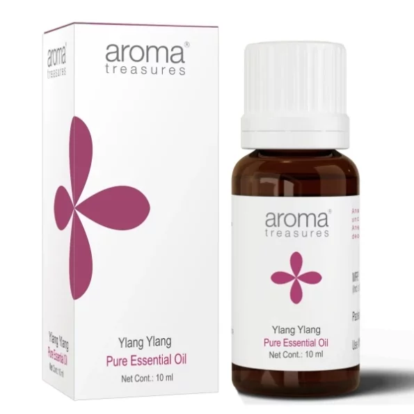 Aroma Treasures 100% Pure and natural Ylang Ylang Essential Oil, 10ml available on Herbkart