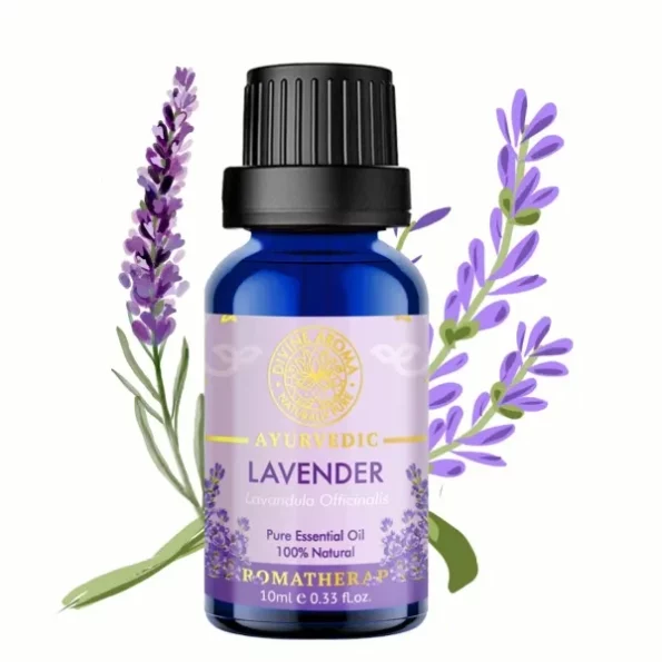 Divine Aroma Lavender Essential Oil 100% PURE & Natural Essential Oil 10ml available on Herbkart