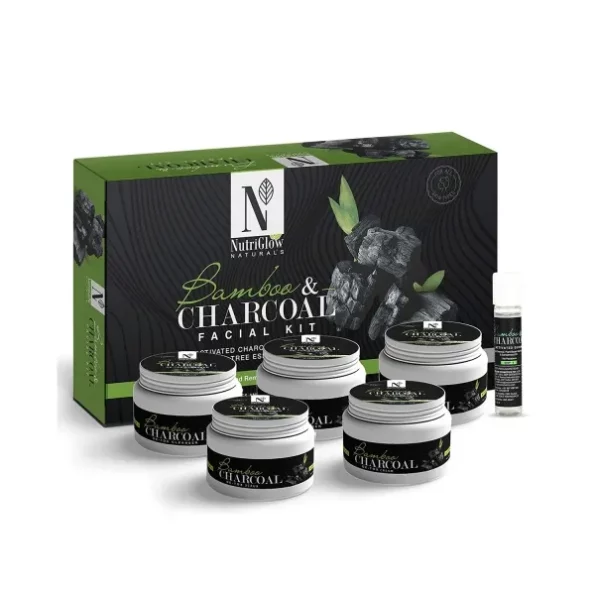 NutriGlow Natural's Bamboo Charcoal Facial Kit with Activated Charcoal (250g+10ml), Herbkart8t771GzlTA4PGL.webp, Herbkart8t771GzlTA4PGL