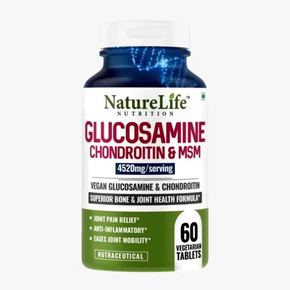 Naturelife Glucosamine Chondroitin MSM with Boswellia - 60 Vegetarian Tablet, Herbkart8t761E8inSE19L.webp, Herbkart8t761E8inSE19L