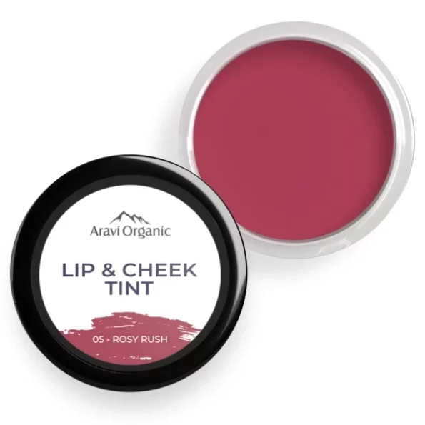 Aravi Organic Lip and Cheek Tint - 8 gm available on Herbkart