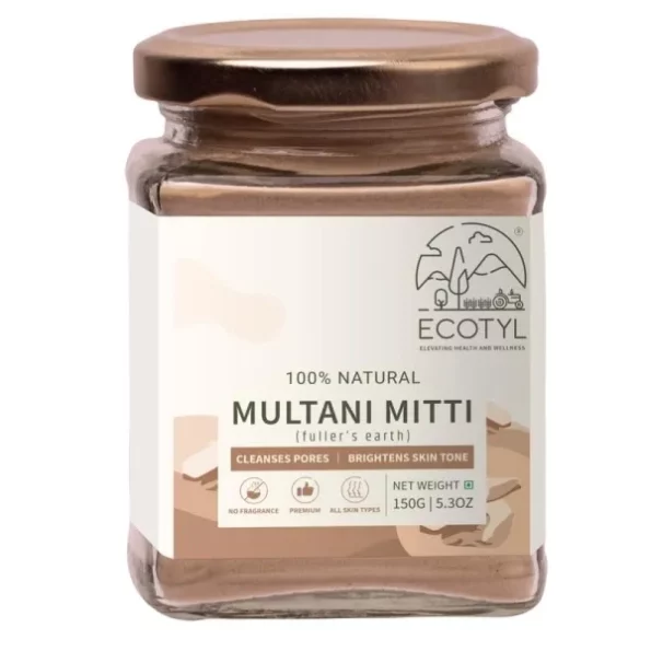 Ecotyl Pure Multani Mitti - 150g, Herbkart8t75120Vq-mhGVL.webp, Herbkart8t75120Vq mhGVL