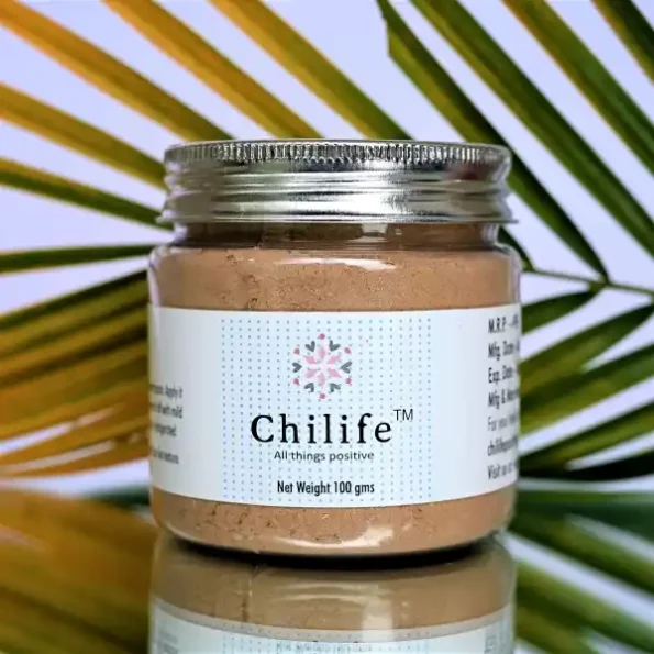 Chilife Ayurvedic Ubtan for Glowing Skin, Sun-Tan Remover 100 gms. available on Herbkart