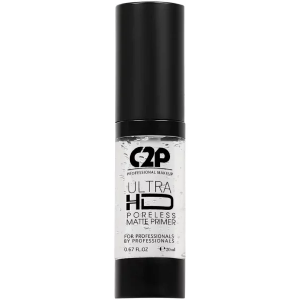 C2P Pro Ultra HD Poreless Matte Highlighting Primer (Transparent) (20 ml) available on Herbkart