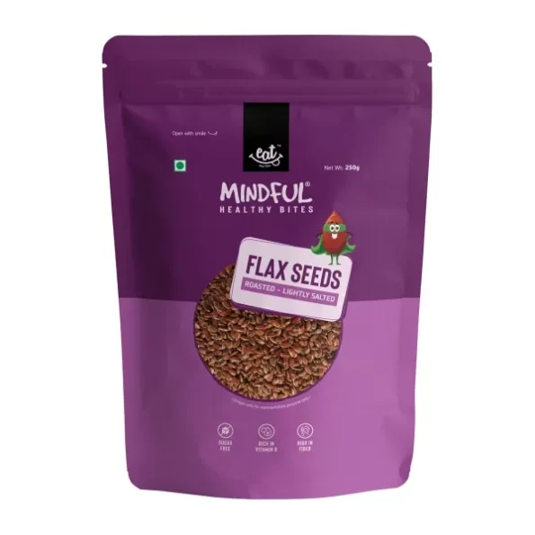 Eat Anytime Mindful Roasted Flax Seeds For Eat - 250gm, Herbkart8t77120jBaAfPcL.webp, Herbkart8t77120jBaAfPcL