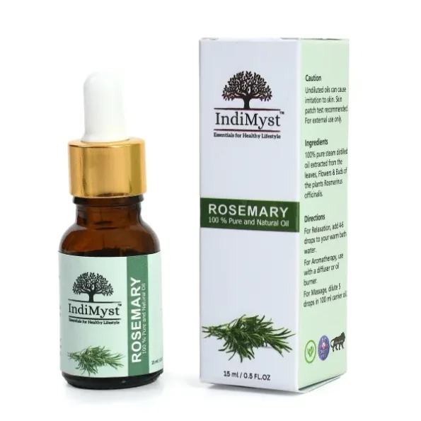 IndiMyst Rosemary Essential Oils - 15 ml available on Herbkart