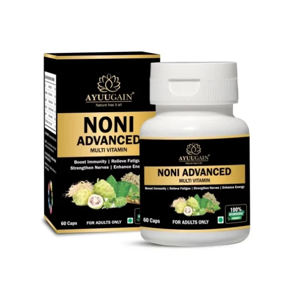 Ayuugain Noni Advanced Multivitamin Capsule - 60 Veg. Capsules, Herbkart8t761td7V3WQVL.webp, Herbkart8t761td7V3WQVL