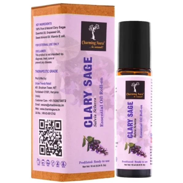 Charming Aura Clary Sage Essential Oil 10ml, Herbkart8t7619Kfior0jL.webp, Herbkart8t7619Kfior0jL