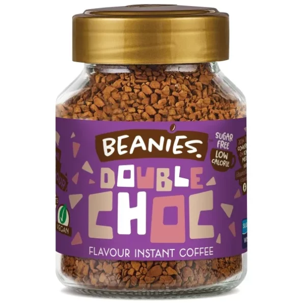 Beanies, Instant Flavored Coffee, Double Chocolate, 50 g available on Herbkart