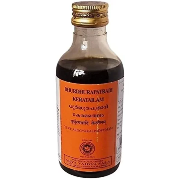 Kottakkal Arya Vaidya Sala Ayurvedic Dhurdhurapatradi Keratailam - 200 ml, Herbkart8t7617esztVWOL.webp, Herbkart8t7617esztVWOL