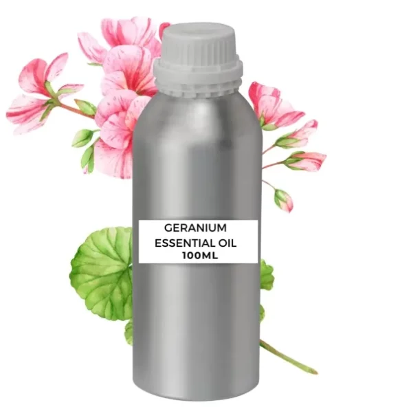 Divine Aroma Geranium 100% Natural Essential Oil 100ml available on Herbkart