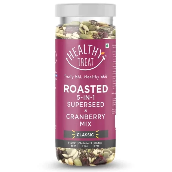 Healthy Treat Roasted 5 In 1 Super Seeds Mix With Cranberry 150Gm, Herbkart8t771eW3nHPVzL.webp, Herbkart8t771eW3nHPVzL