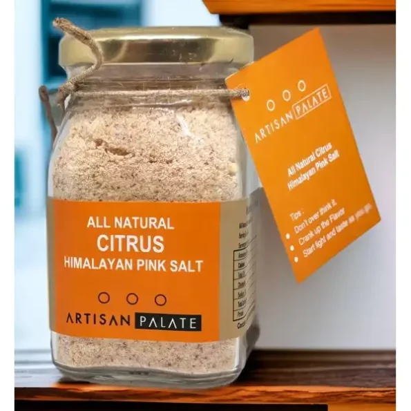 Artisan Palate Citrus Himalayan Pink Salt Jar 150 gms, Herbkart8t771HYe7Yg8kL.webp, Herbkart8t771HYe7Yg8kL