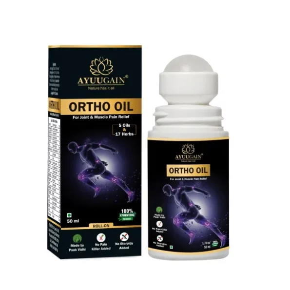 Ayuugain Ortho Oil for Back, Knee, Legs, Ankle, Neck, Shoulder, Joint and Muscle Pain Relief - 50 ml, Herbkart8t771AMGts20T9L.webp, Herbkart8t771AMGts20T9L