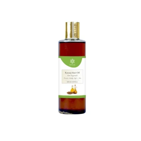 NATUUR - Karanj Hair Oil - 200ml | Enriched with Karanj, Amla, Shikakai, and Tea Tree | Promotes Scalp and Hair Health