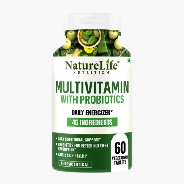 Nature Life Multivitamin With Probiotics - 45 Ingredients Supplement - 60 Veg Tablets, Herbkart8t761Fpa4HCHML.webp, Herbkart8t761Fpa4HCHML