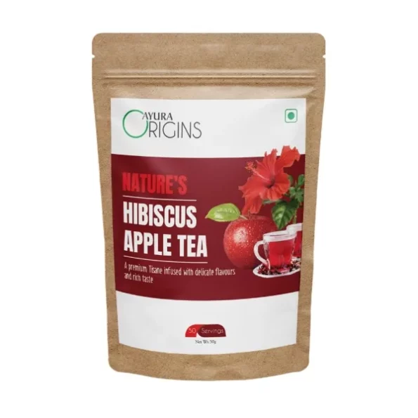 Ayura Origins Nature's Hibiscus - Apple Tea - Fruity Hibiscus Twist - 50g, Herbkart8t781cJZWKfB-L.webp, Herbkart8t781cJZWKfB L