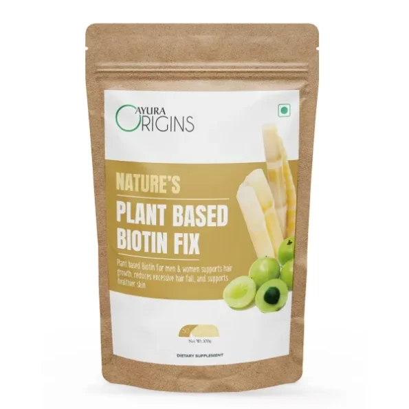 Ayura Origins Nature's Plant Based Biotin Powder, 100Gm 50 Servings, Herbkart8t7813xTDG3P9L.webp,