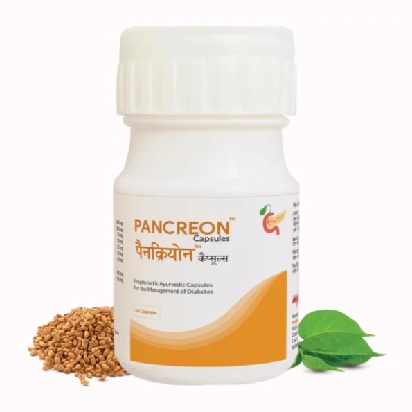 Mpil Wellness Pancreon Capsules 60 capsules available on Herbkart