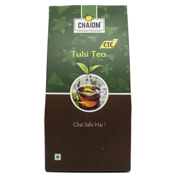 ChaiOm - Tulsi Black Tea CTC, 100gm Loose Tea, Herbkart8t771Ziu0sUCCL.webp, Herbkart8t771Ziu0sUCCL