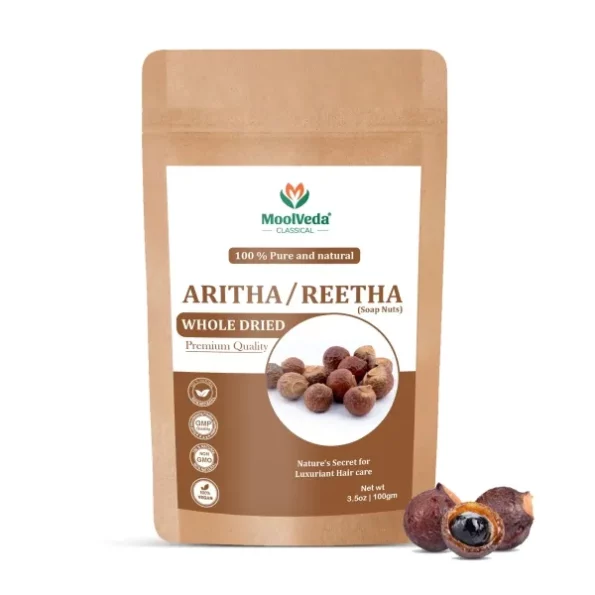 Moolveda Pure Aritha/Reetha/Soap Nut Powder, 100gm, Herbkart8t771wai1hP3hL.webp, Herbkart8t771wai1hP3hL