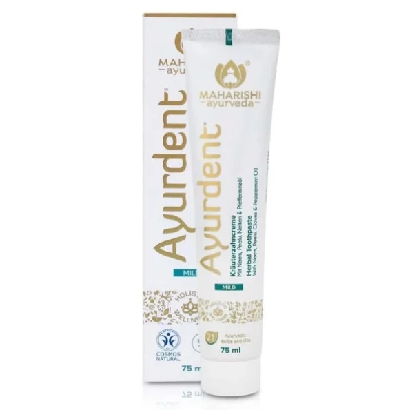 Maharishi Ayurveda Ayurdent Mild Herbal Ayurvedic Toothpaste - All Natural, 75 Ml, Herbkart8t751QChiyStIL.webp, Herbkart8t751QChiyStIL