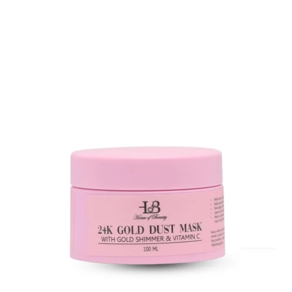 HOUSE OF BEAUTY 24K Gold Dust Face Mask (100ml) available on Herbkart