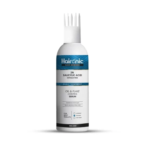 Haironic 2% Salicylic Acid Exfoliating Scalp Oil & Flake Control Hair Serum - 100ml available on Herbkart