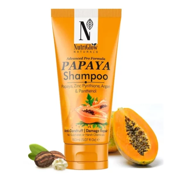 NutriGlow Natural's Advanced Pro Formula Papaya Shampoo (150 ml), Herbkart8t771WfQaPH-YL.webp, Herbkart8t771WfQaPH YL